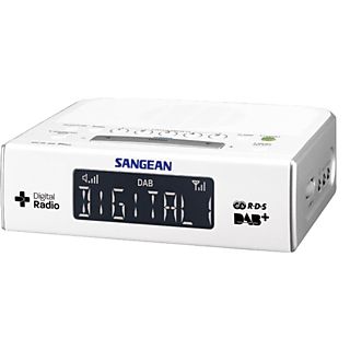 SANGEAN DCR-89W - Radiowecker (DAB+, FM, Weiss)