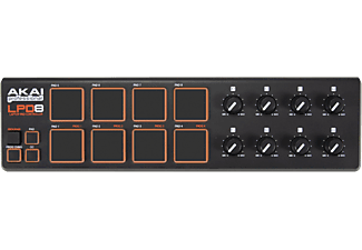 AKAI AKAI LPD8 - Laptop Pad Controller - 8 Pad sensibili alla velocità - Nero - Controller pad per laptop (Nero)