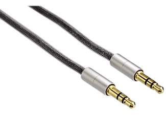 HAMA 80868 CABLE ALULINE AUX3 M/M - Audio Kabel (Silber)