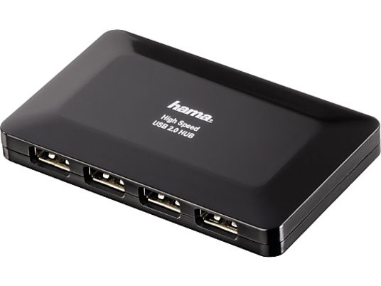 HAMA USB-2.0-Hub - Cavo USB / adattatore (Nero)