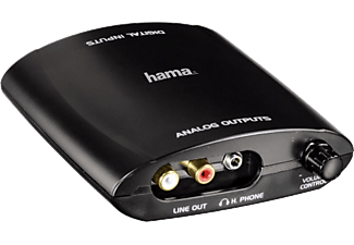 HAMA hama AC82 - Audio-Convertitore- 5 V - Nero - Convertitore audio (Nero)
