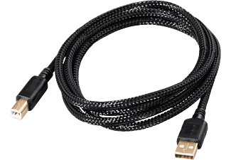 HAMA A/B USB Câble - USB 2.0, 1.5 m, Noir