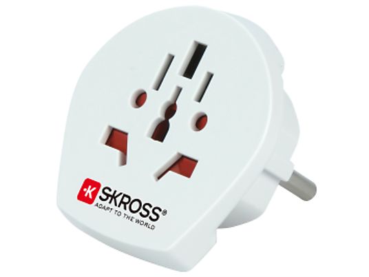 SKROSS Country Adapter World to Europe -  (Bianco)