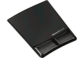FELLOWES Fellowes Health-V™ Crystal - Mousepad con supporto polsi - Nero - Poggiapolsi