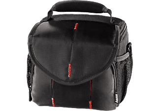 HAMA hama Canberra 110 - Noir/Rouge - Borsa per fotocamera (Nero/Rosso)