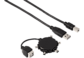 HAMA hama Set mini USB - Cavo/Adattore - USB 2.0 - Nero - Cavo/adattatore