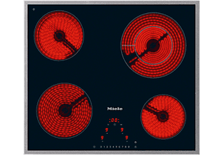 MIELE KM 6200 ED - Kochfeld (Edelstahl/Schwarz)