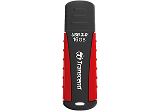TRANSCEND JetFlash 810, 16 Go - Clé USB  (16 GB, Noir/Rouge)
