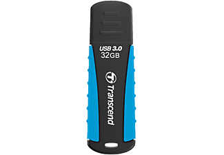 TRANSCEND JetFlash 810, 32 Go - Clé USB  (32 GB, Noir/Bleu)