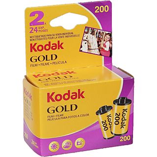 KODAK GOLD 200 135-24/2 - Film analogique (Jaune/Pourpre)