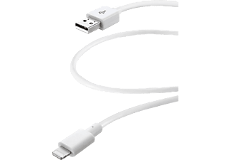 CELLULARLINE USB á Lightning Data Cable - Câble Lightning (Blanc)