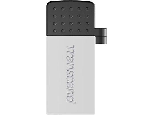 TRANSCEND JETFLASH 380 16GB USB2 SILVER - USB-Stick  (16 GB, Silber)