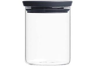 BRABANTIA 298288 GLASDOSE 0.7L DARK GREY - Dose (Dunkelgrau)