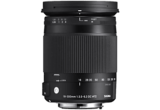 SIGMA Contemporary | N-AF 18-300mm F3.5-6.3 DC Macro OS HSM - Zoomobjektiv(Nikon DX-Mount, APS-C)