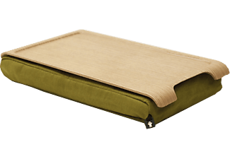 BOSIGN MINI LAPTRAY ANTISLIP NAT/BLACK - Kissentablett (Natur, olive grün)