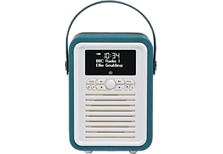 VIEW QUEST Retro Mini - Radio Rétro (DAB+, FM, Turquoise)