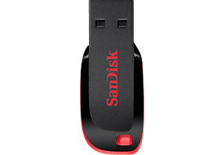 SANDISK Cruzer Blade - Clé USB  (128 GB, Noir/Rouge)