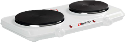 OHMEX HPT 2022 - Doppelkochplatte (Weiss)