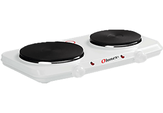 OHMEX Ohmex HPT 2022 - Chauffante placca - 2550 W - Bianco - Piastra di cottura. (Bianco)