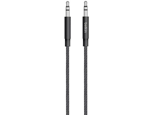 BELKIN MIXIT Premium câble auxiliaire, 1.2 m, noir - Câble AUX (Noir)