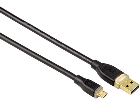 HAMA USB Connecting Cable, 75 cm, noir - Câble de données, Noir