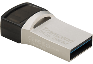 TRANSCEND Transcend JetFlash 890 - Chiavetta USB - 64 GB - Argento - Chiavetta USB  (64 GB, Argento)