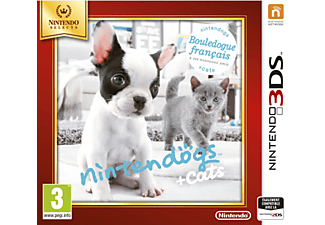 Nintendogs & Cats: Bouledogue francais & New Friends (Nintendo Selects), 3DS [Versione francese]
