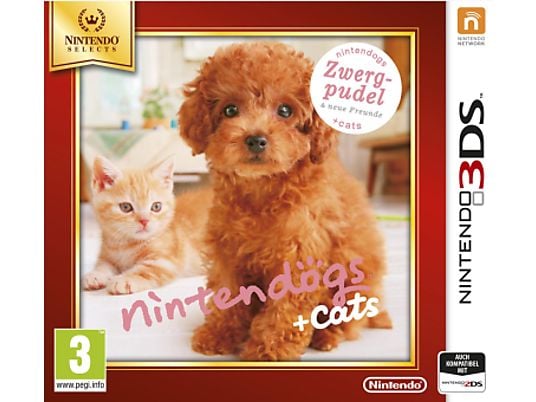 nintendogs + cats: Zwergpudel und neue Freunde (Nintendo Selects) - Nintendo 3DS - 