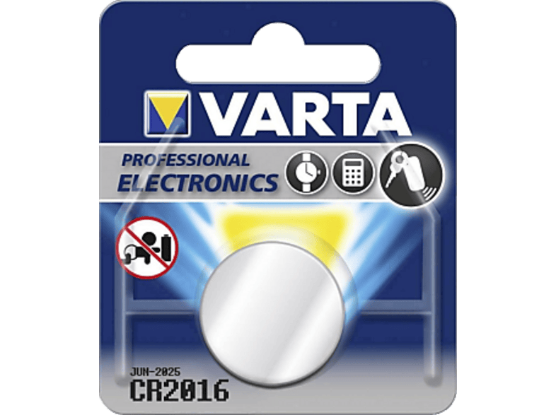 Varta Knopfzellenbatterie CR2016