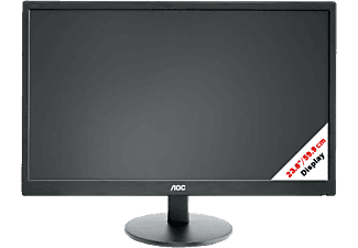 AOC AOC E2475SWJ - Monitor - 23.6"/59.9 cm - Nero - Monitor, 23.6 ", Full-HD, 75 Hz, Nero
