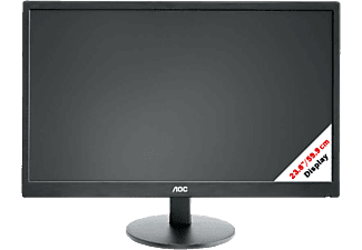 AOC E2475SWJ - Monitor, 23.6 ", Full-HD, 75 Hz, Schwarz