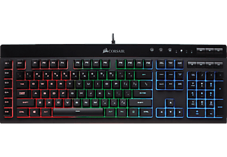 CORSAIR CORSAIR K55 RGB - Tastiera da gaming - USB 2.0 - Nero - Tastiera da gioco, Nero