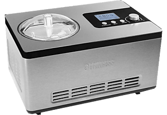 PRINCESS Ice Cream Maker Deluxe - Eismaschine (Silber)