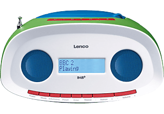 LENCO Lenco SCD-70 - Radio con lettore CD - DAB+ - Multicolore - Boombox (FM, Multicolore)