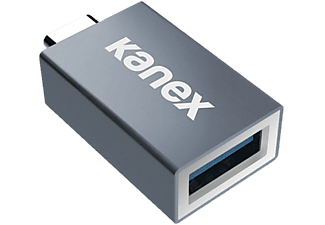 KANEX Premium USB-C zu USB-A Adapter - Adapter (Space Grau)