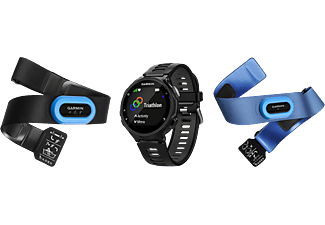 GARMIN GARMIN Forerunner 735XT - Orologio GPS multisport - Tri Bundle - Nero/Blu -  ()