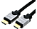 ROLINE HDMI High Speed Kabel mit Ethernet - 2 m, 2 m, Schwarz, silber
