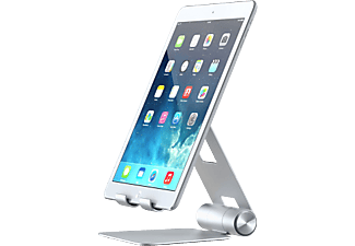 SATECHI SATECHI R1 Mobile Stand - Supporto in alluminio - Per smartphones/iPads/tablets 4"-13" - Argento - montatura (Argento)