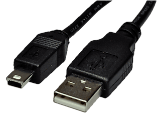 MAXXTRO USB 2 KAB.1.0M,A–MINIB,M-M BLACK - , 1 m, 