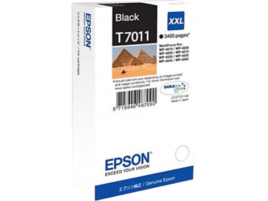 EPSON T7011 - Tintenpatrone (Schwarz)