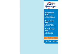 AVERY ZWECKFORM Papier de couleur, A4, 120g / m², 100 feuilles - 