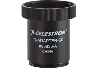 CELESTRON CELESTRON T-Adapter per C5, 6, 8, 9-1/4, 11, 14 - Adattatore (Nero)