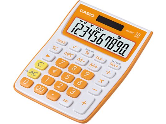 CASIO MS10VC-OE, arancione - Calcolatrici tascabili