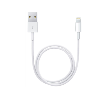 APPLE ME291ZM/A - Lightning auf USB Kabel (Weiss)