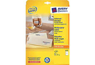 AVERY ZWECKFORM Étiquettes universelles, 210 x 297 mm - 