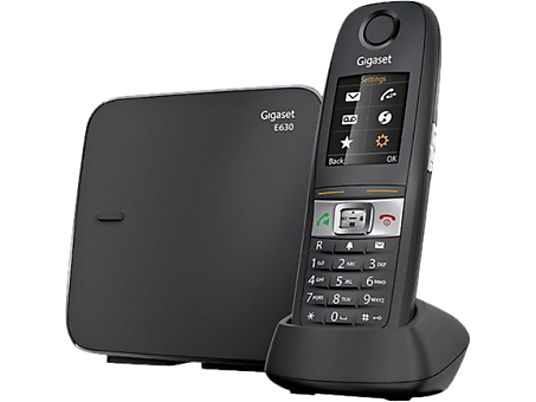 GIGASET E630 - Téléphone sans fil (Noir)