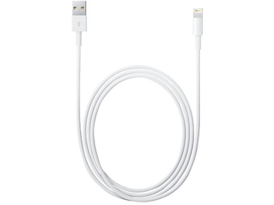 APPLE MD819ZM/A - Lightning auf USB Kabel (Weiss)