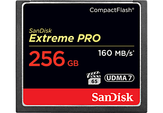 SANDISK SDCFXPS-256G-X46 - Compact Flash-Cartes mémoire  (256 GB, 160, Noir)