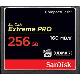 SANDISK SDCFXPS-256G-X46 - Compact Flash-Cartes mémoire  (256 GB, 160, Noir)