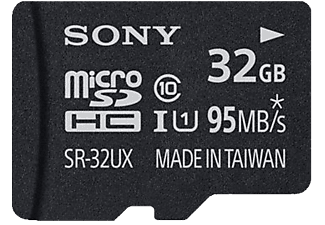 SONY microSD SR16UXA CL10 32Go - Carte mémoire  (32 GB, 95, Noir)